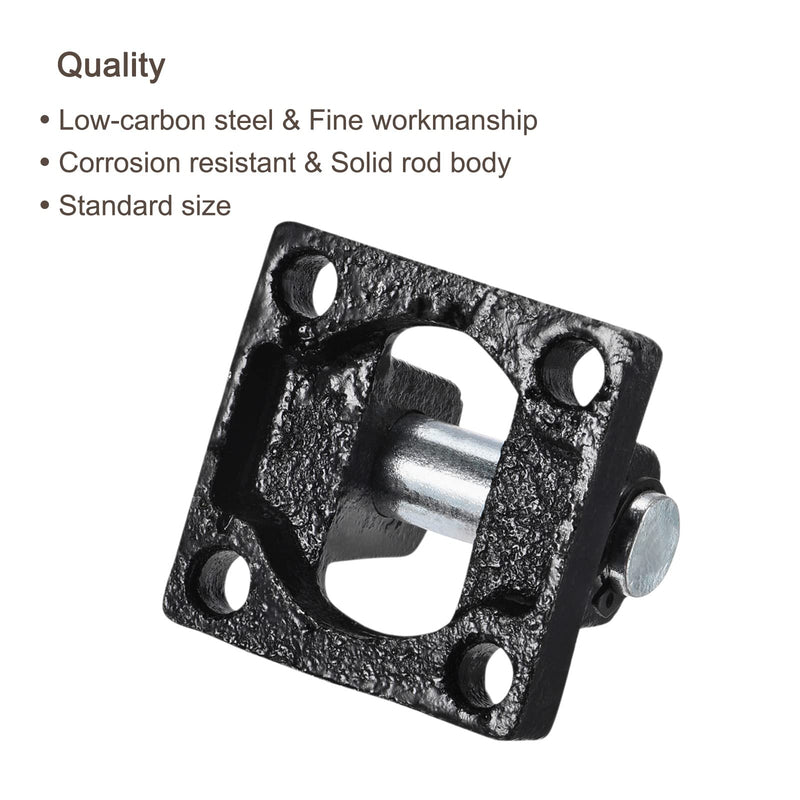 [Australia - AusPower] - PATIKIL 45x45x30mm Air Cylinder Rod Pivot Clevis 2 Pack Pneumatic Mounting Bracket Rear Mount Parts, Black 45 x 45 x 30mm 