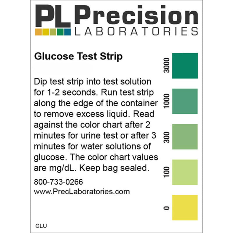 [Australia - AusPower] - Eisco Labs - Scientific Glucose Test Strips - Educational Glucose Test Strips - Essential Tools for Food Science & Osmosis/Diffusion Experimentation, 100 Strips 