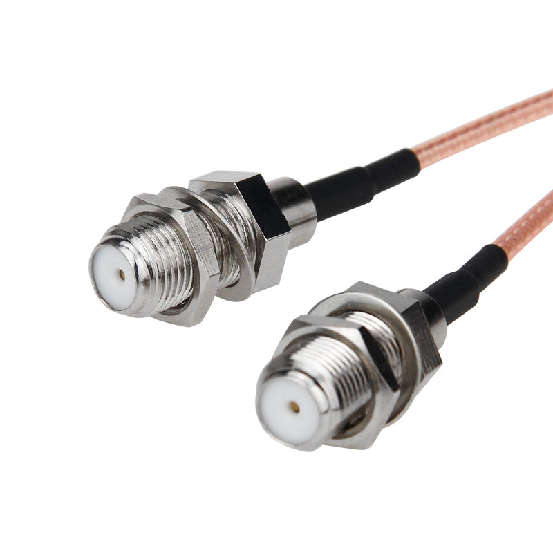 [Australia - AusPower] - F-Type RG6 Splitter Coax Cable, 75Ohm TV Antenna 3 Way Splitter Combiner RFAdapter F Male to F Dual Female RG316 Coaxial Cable 6inch 1 Pack 