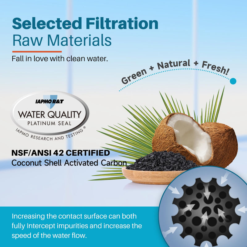 ICEPURE PPF001 Pitcher Water Filter Replacement for Pur CRF950Z, PPF951K, PPT700W, CR-1100C, DS-1800Z, CR-6000C, PPT711W, PPT711, PPT710W, PPT111W, PPT111R Pitchers and Dispensers, 6PACK 6 Count (Pack of 1)