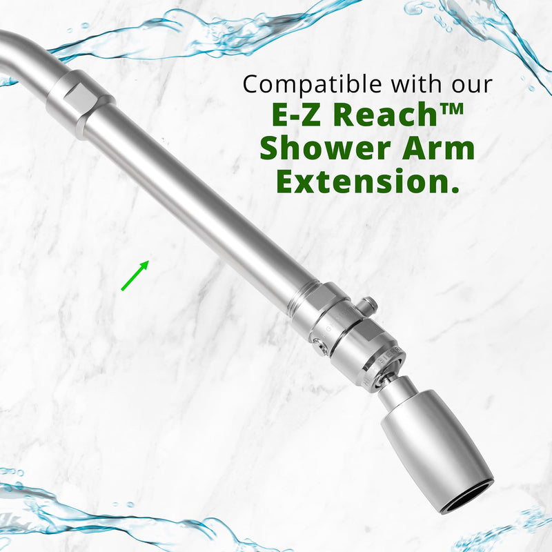 High Sierra® - CLASSIC™ Solid Lead-Free Metal 1.5 GPM Award Winning. Ultra Low Flow Shower Head with Trickle Valve. Patented Nozzle Never Clogs - Polished Chrome Finish