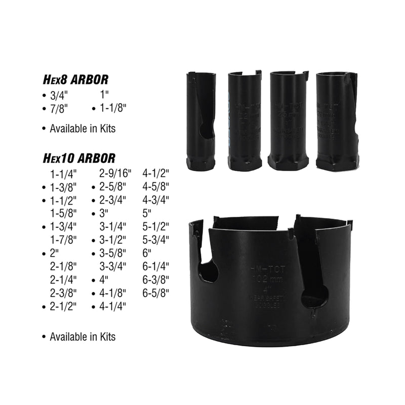4-1/8-in Tungsten Carbide Tipped (TCT) Non-Arbored Hole Saw 4-1/8 inch