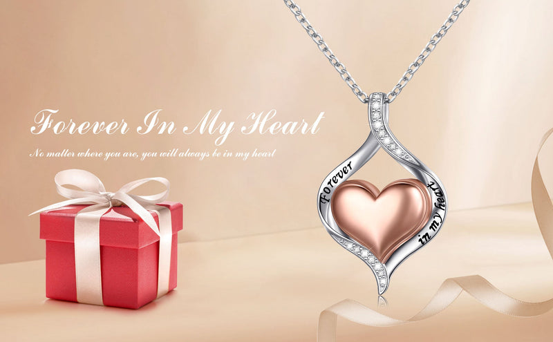 Alphm S925 Sterling Silver Heart Urn Memorial Ashes Keepsake Exquisite Cremation Pendant Necklace Ring Bracelet Heart Rose