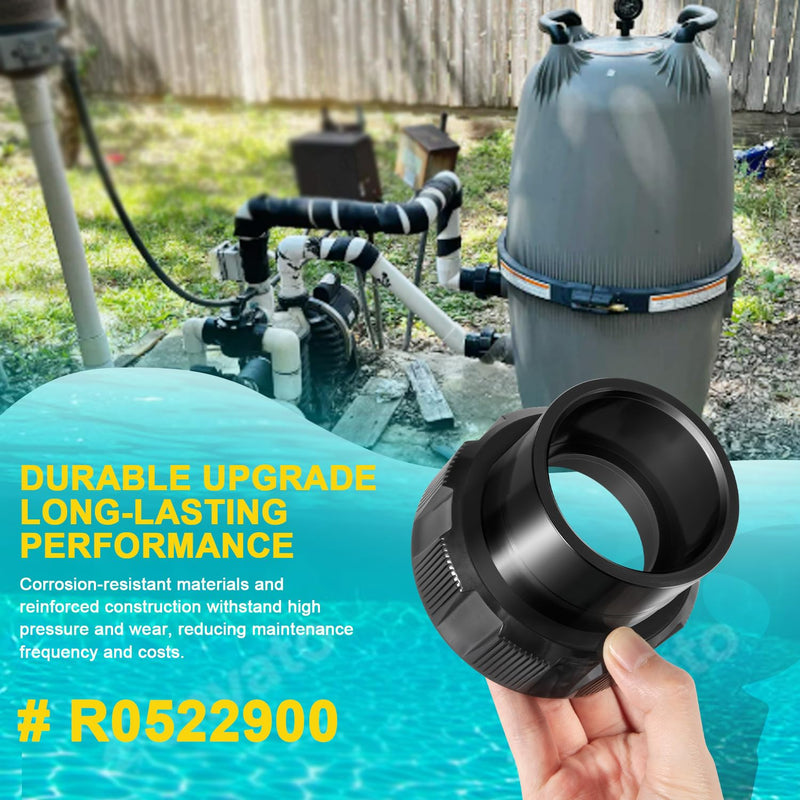 [Australia - AusPower] - R0522900 Universal Half Union Replacement Kit for Zodiac Jandy CV, CS, CL and DEV Series Pool and Spa Cartridge Filters 