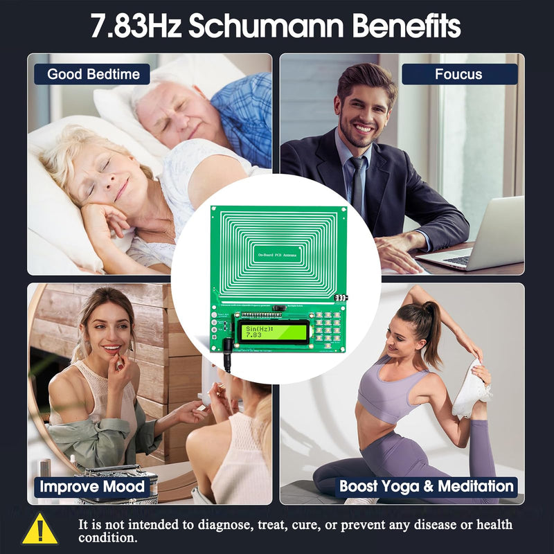 Adjustable Schumann Resonance Generator (0.01Hz-200KHz) I Frequency Generator for Meditation. Frequency Experiments. USB Powered