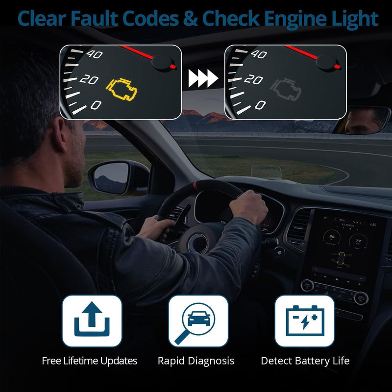 [Australia - AusPower] - Multi-Function Digital Multimeter & OBD2 Car Diagnostic Scanner 
