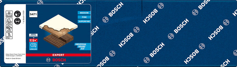 [Australia - AusPower] - Bosch Professional 1 x Expert S471 Standard Block (Sanding Sponge for Softwood, Paint on Wood, 69 x 97 x 26 mm, Hand Sanding Accessories) 