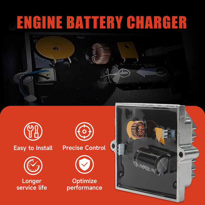 0A18010SRV 12 Volt Engine Battery Charger Assembly Fit for Generac Generator 7KW 12KW 15KW Air Cooled Home Standby Generators A1801 0A1801 4390-0