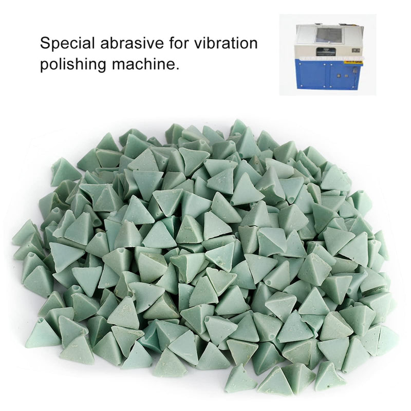 Rock Tumbling Media, Resin Abrasive Tumbler Media Polishing Beads for Rock Tumbler Vibration Machine