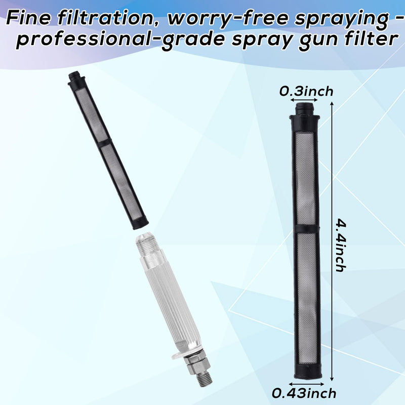 [Australia - AusPower] - Pack of 12 246385 287032 246384 Filter Set Replacement for Graco, Spray Gun Filter, Suction Pipe Filter, Strainer, Pump Distributor Filter, Strainer, Compatible with Graco 390 395 490 495 495 595 3400 