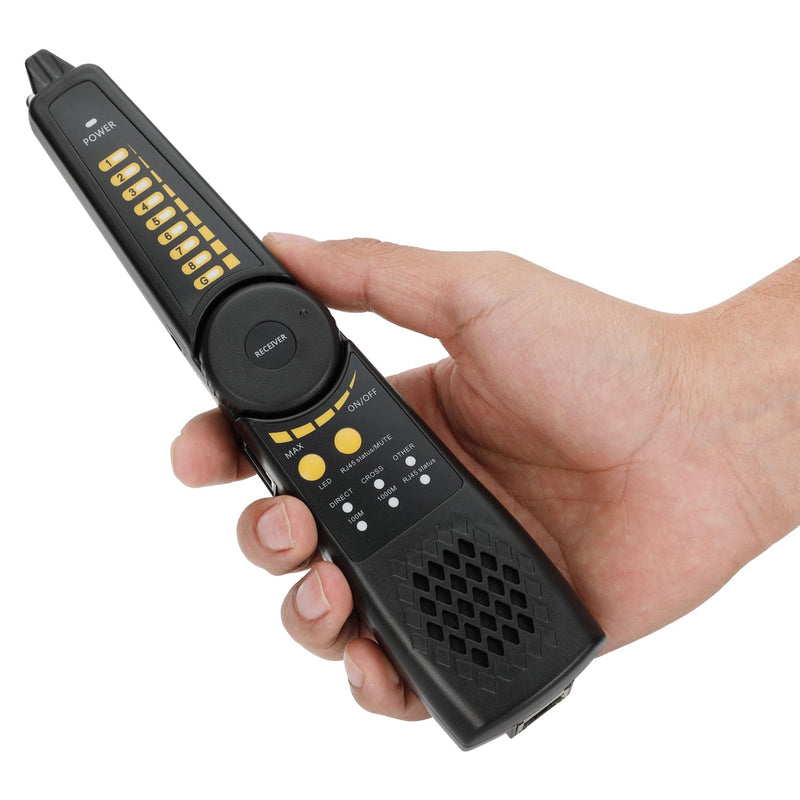 [Australia - AusPower] - Digital Wire Tracer Tone Generator and Probe kit, Network Cable Continuity Tester for Ethernet, Telephone, Video, Coax, Speaker and Data Cables RJ11 RJ12 RJ45 