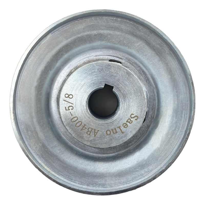 [Australia - AusPower] - AB400-5/8 Single Groove Web Sheaves, v Belt Pulley 4" OD 5/8 inch bore,Motor Pulley Carbon Steel for A B 5L 4L V-Belts 