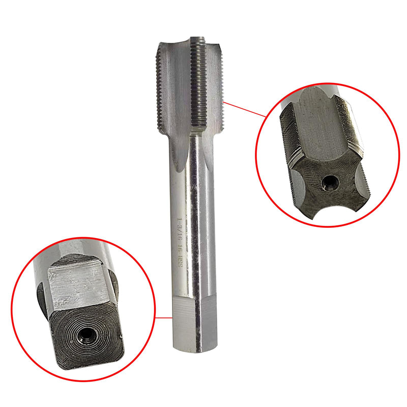 [Australia - AusPower] - 1 3/16"- 16 Straight Flute Thread Tap Machine Tap 1-3/16-16 TPI Nominal Diameter 1 3/16" Thread Per Inch 16 Fin Thread UNF Tolerance Grade 2B Tapping Right Hand Thread High Speed Steel HSS 1 3/16"- 16 Right Hand Tap 