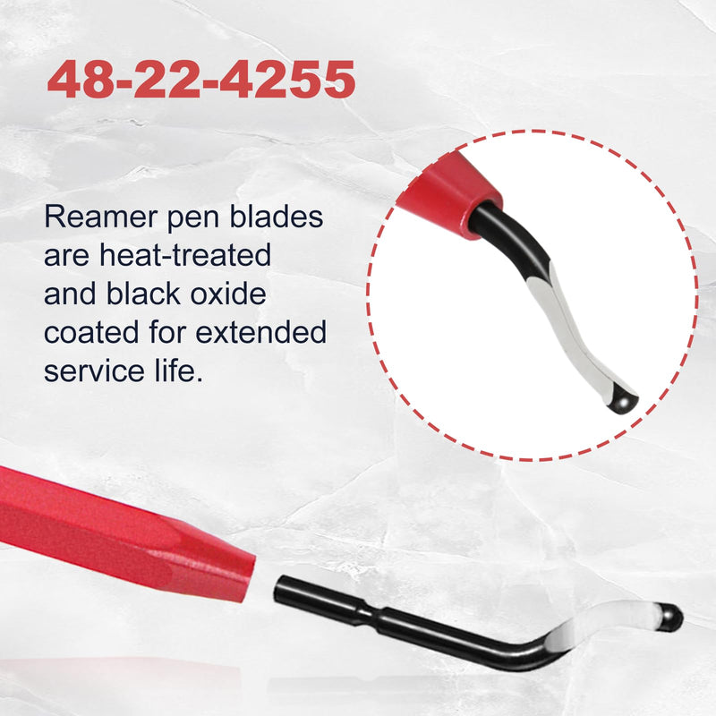 (2 Pack) 48-22-4255 Reaming Pen Heat Treated Blade Fits Easy deburring of Copper tubing and PVC