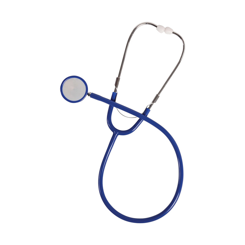 [Australia - AusPower] - MABIS Stethoscope, Lightweight, Adult, Dual Head for Intake and General Examination with Large Diaphragm for High Frequencies or the Bell for Low Frequencies, 22 Inch Y Tubing, Blue 
