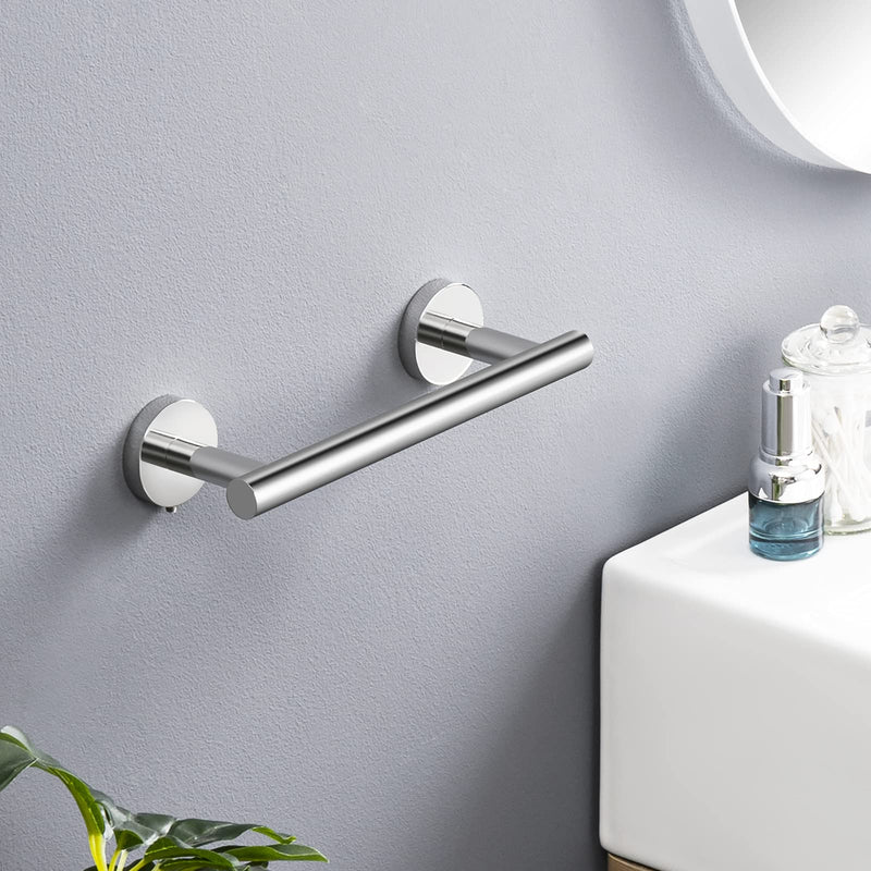 KES 6.7 Inches Hand Towel Bar Bathroom Towel Holder Kitchen Dish Cloths Hanger SUS304 Stainless Steel RUSTPROOF Wall Mount Polished Steel, Total Length 9.1 Inch, A2000S23 9 Inch Polished Finish