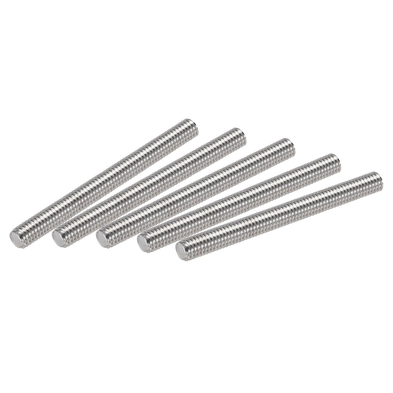 [Australia - AusPower] - uxcell 10Pcs M6 x 60mm Fully Threaded Rod 304 Stainless Steel Right Hand Threads,M6-1.0 Thread Pitch 