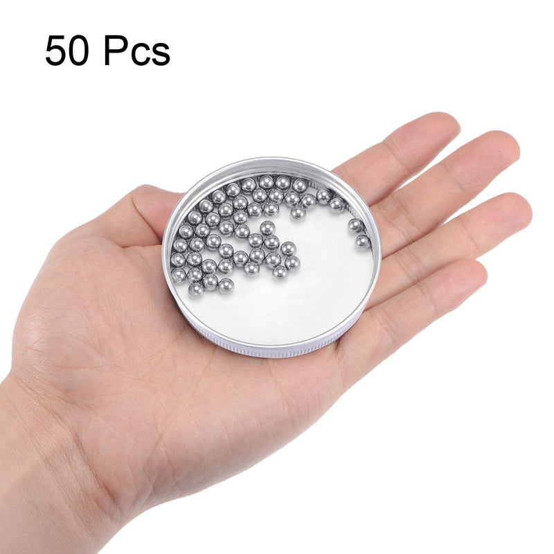 [Australia - AusPower] - uxcell 50pcs 5.5mm 304 Stainless Steel Bearing Balls G100 Precision 