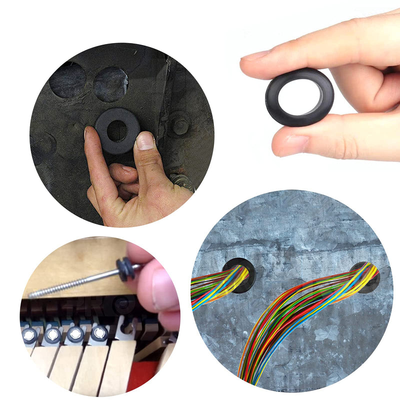 [Australia - AusPower] - BUSY-CORNER Rubber Grommet Assortment for Wire Electrical Appliance 