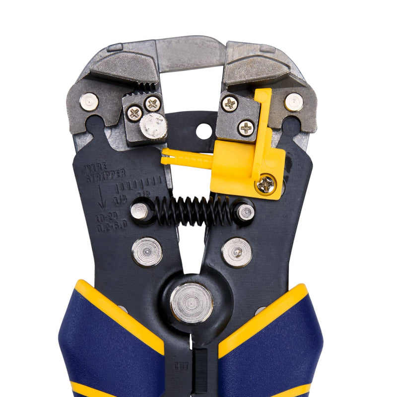 IRWIN VISE-GRIP Wire Stripper,2 inch Jaw,Cuts 10-24 AWG,ProTouch Grip for Maximum Comfort (2078300),(Pack of 2) 8" (200mm) (Pack of 2) Wire Stripper Only