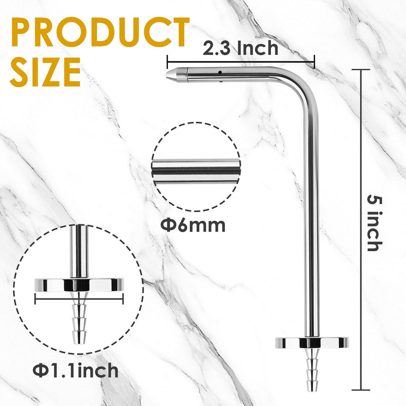 [Australia - AusPower] - Static Pressure Probe with Magnetic Flange for HVAC Fieldpiece Manometers AMIN2, ADMN2, SDMN5 Models for Static Pressure Measurement (2 PCS) 