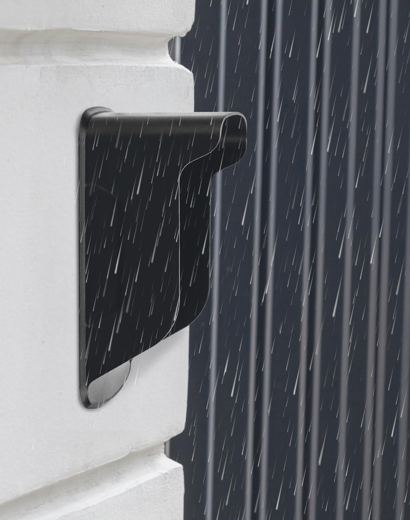 [Australia - AusPower] - QWORK 2Pcs Waterproof Plastic Rain Cover, Rain Shield for Access Control System RFID Card Keypad Controller Reader 4 Pack 