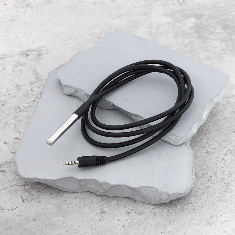 [Australia - AusPower] - ECSiNG 2pcs DS18-B20 Temperature Sensor -10°C to 85°C with 2.5mm Connecter 1m Compatible with Sonoff TH10/16 