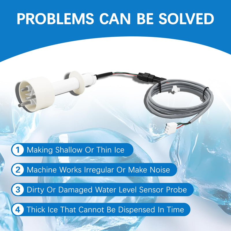 [Australia - AusPower] - 000016053 ice Water Level Sensor Probe kit with Harness,for Manitowoc Ice Maker Parts,Replacement for Manitowoc ice Machines Parts,Compatible with 000007052, 000007724, 000007099 