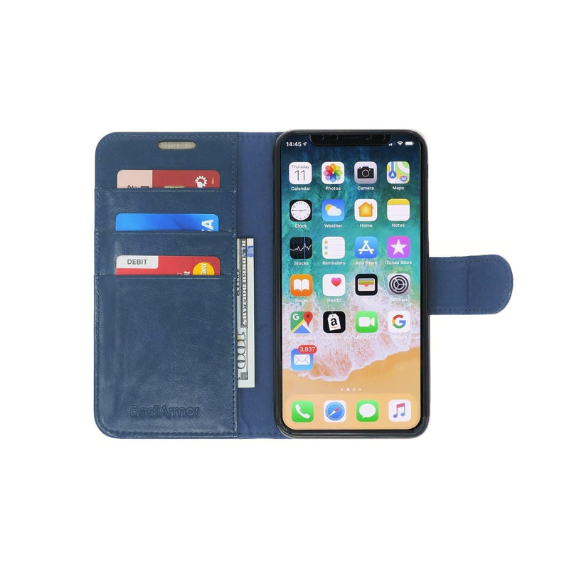 [Australia - AusPower] - RadiArmor RF Blocking Case – Compatible with iPhone 14 Pro Max - Wallet Case with Lab-Tested RF Shielding Technology – Over 91% User Reduction (Teal) Teal 