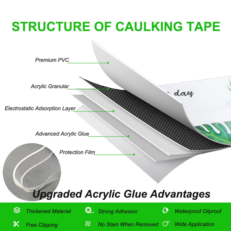 [Australia - AusPower] - Kitchen & Bath Tape Caulk Strip PVC Self Adhesive Waterproof Caulking Sealing Tape, Decorative Sealant Trim for Kitchen Sink Toilet Bathroom Shower and Bathtub (GoldCrack3.2M) GoldCrack3.2M 