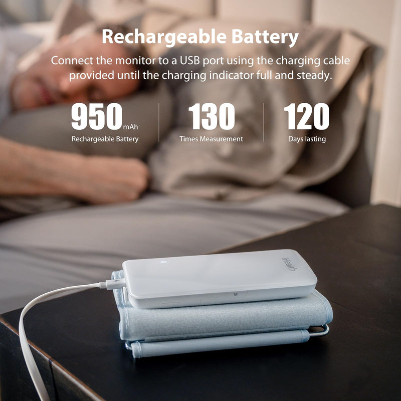 [Australia - AusPower] - iHealth Neo Wireless Blood Pressure Monitor, Upper Arm Cuff, Bluetooth Blood Pressure Machine, Ultra-thin & Portable, App-enabled for iOS & Android 