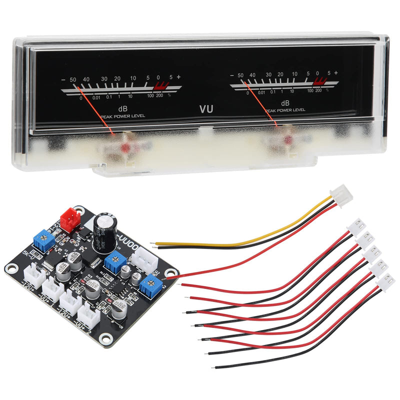 [Australia - AusPower] - VU Meter with DB Level Display, 6.1 inch, Backlight Driver Board for Audio Testing, DIY Home Car Amplifier 