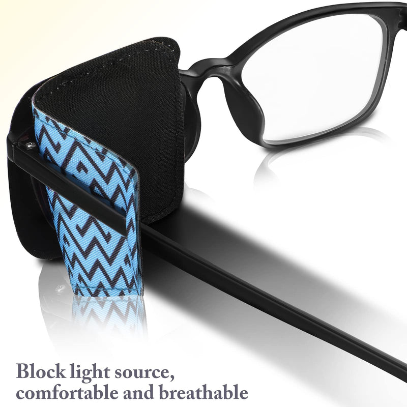 [Australia - AusPower] - Sosation 10 Pcs Eye Patches for Adult Left Right Eye, Eyepatch for Glasses, Mixed Styles Assorted Style 