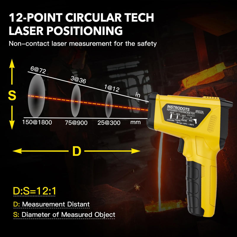 [Australia - AusPower] - Infrared Thermometer Gun & Temperature Humidity Meter 