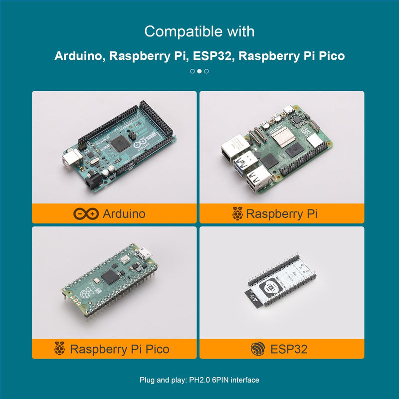 [Australia - AusPower] - BME680 Environmental Sensor | 4-in-1 Temp Humidity Pressure Gas Detector | I2C/SPI Interface | Compatible with Arduino/Raspberry Pi/ESP32/Pico 