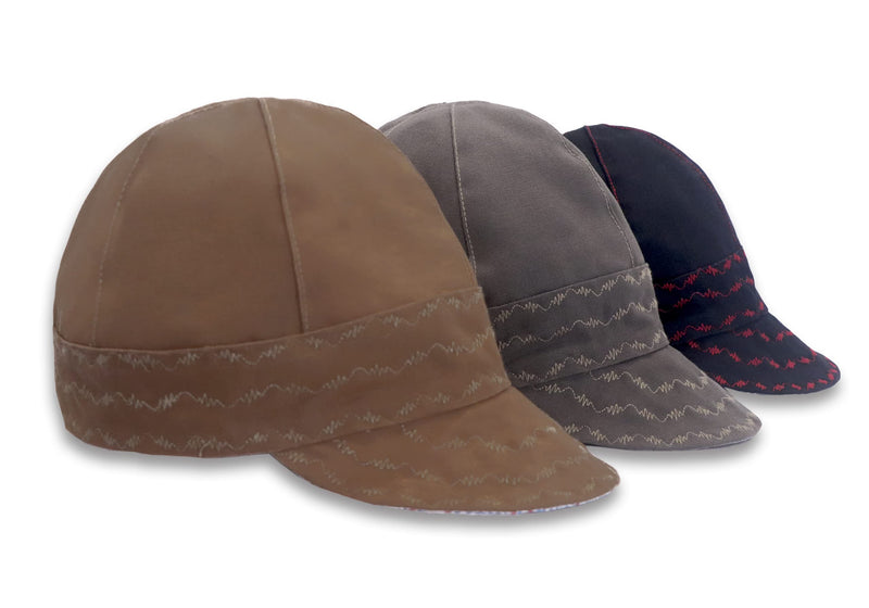 [Australia - AusPower] - BOCOMAL Welding Cap HRC2 Flame Resistant 10OZ Durable Cotton Canvas Duck 6 pannel Welder Caps Brown 7 3/8 