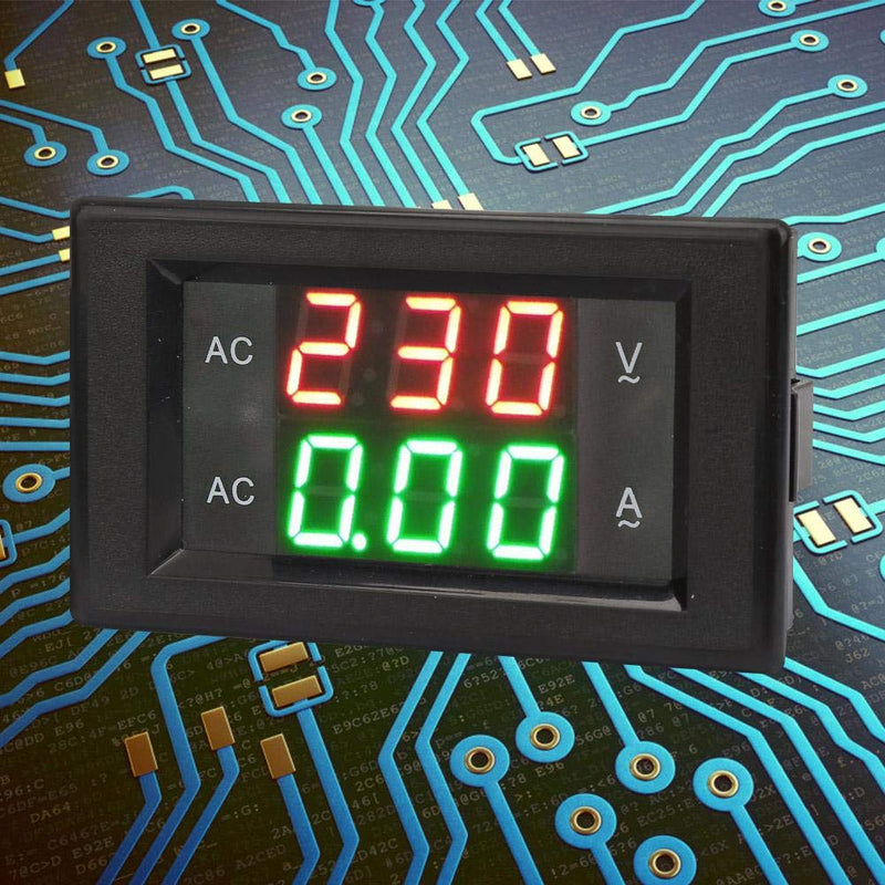 [Australia - AusPower] - YB4835VA Digital Display AC 500V/50A LED Ampere Meter Voltmeter Dual Meter 