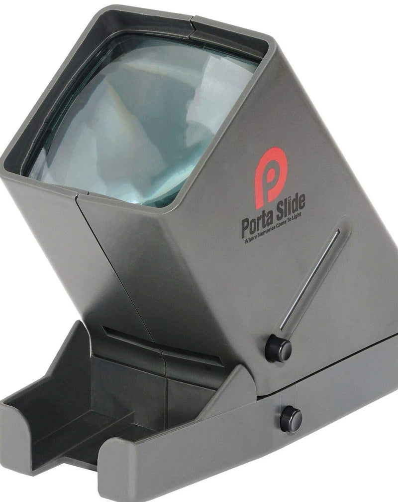 [Australia - AusPower] - PS-3 Slide Viewer, View 2x2 in. Slides, 35mm Film Strips & Negatives, LED Viewing light, 4 in. Screen, 3x Magnification w/Cleaning Cloth, USB Power Cable included 