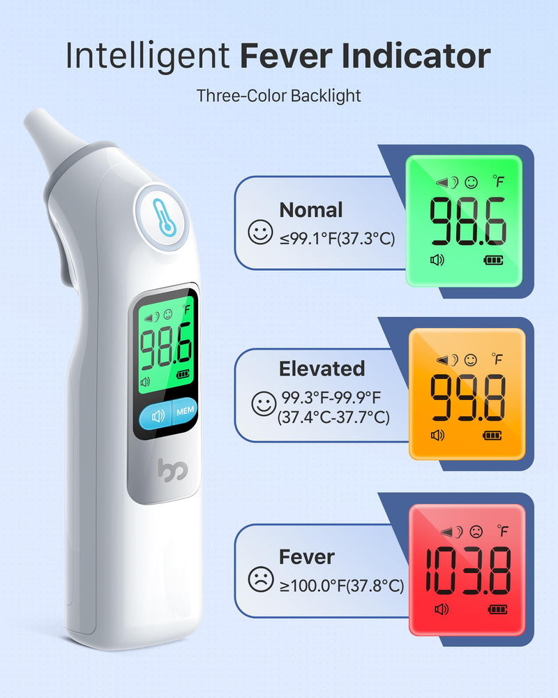[Australia - AusPower] - Ear Thermometer 2 Pcs 