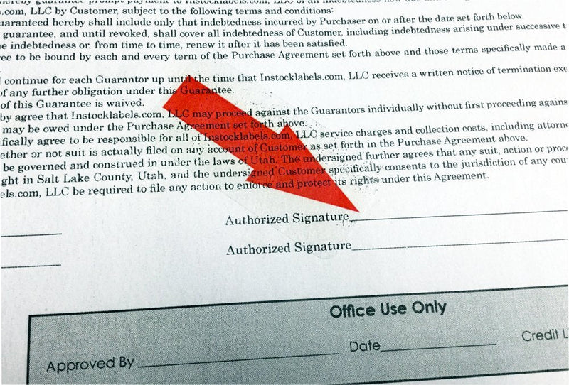 Removable Document Arrow Labels Red Transparent 1 x 2 Inch 500 Total Stickers