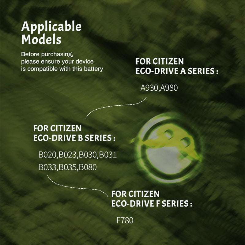 Replacement for Model 295-76/295-7600 | Manufactured in 2026 | Citizen Eco-Drive Sealed Capacitor