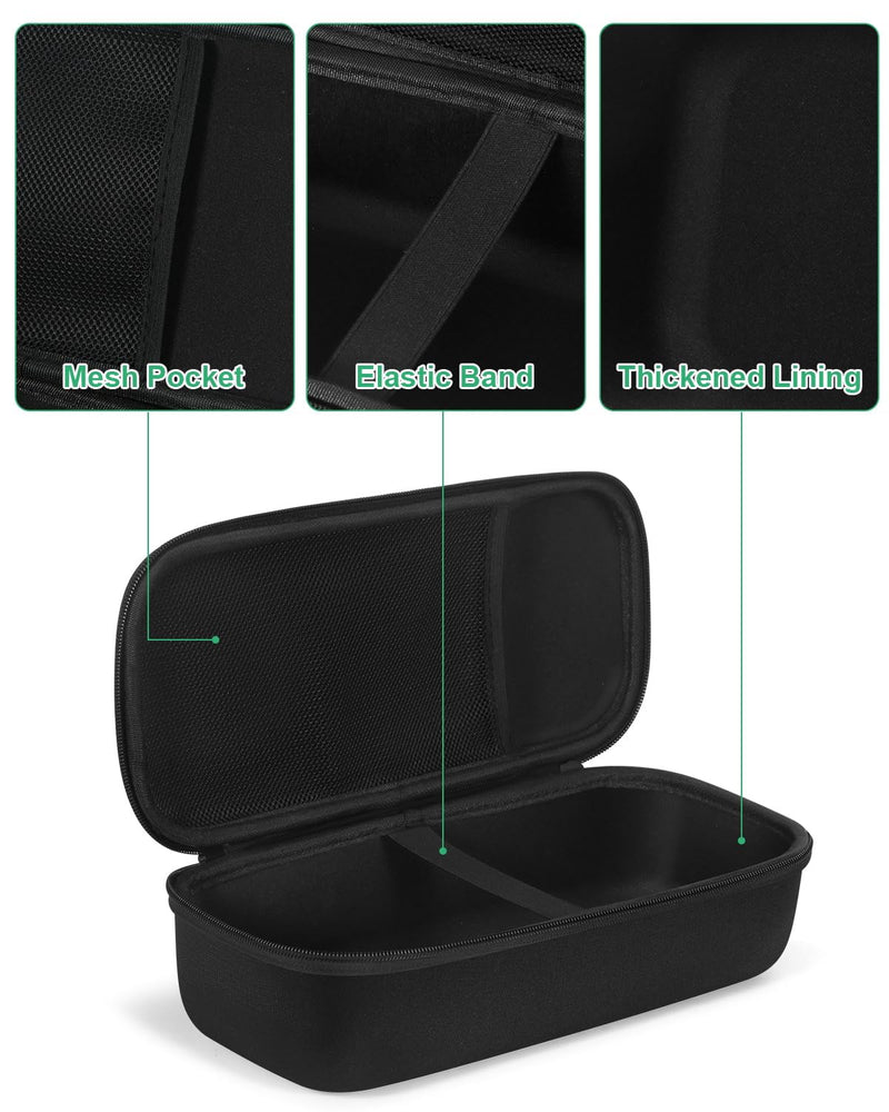 [Australia - AusPower] - Shockproof Stethoscope Case for 3M Littmann Classic III/Cardiology IV Diagnostic/MDF Acoustica Stethoscopes - Hard Stethoscope Bag Large Travel Carrying Case for Medical, Doctor, Nurse Accessories Black 