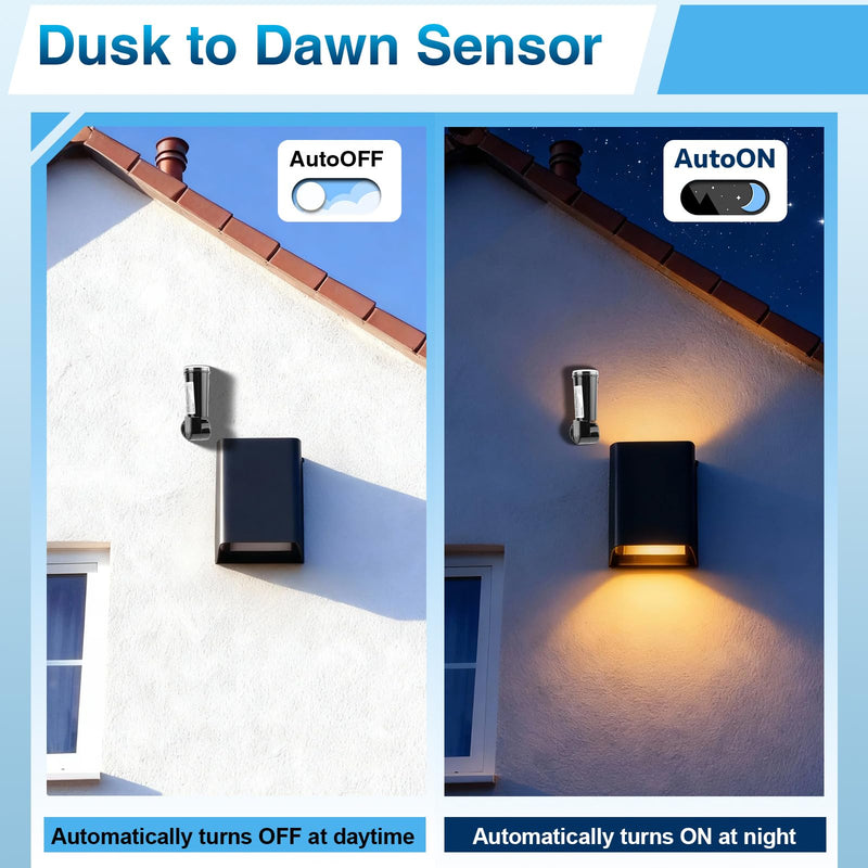 Dusk to Dawn Sensor,Greencycle 4PK Photocell Sensor for Outdoor Lights Auto On/Off, Waterproof IP65 Photo Cell for Outdoor Lighting, Flood Light, Lamp Post - Energy Saving & Easy Install Dusk to Dawn Sensor 4