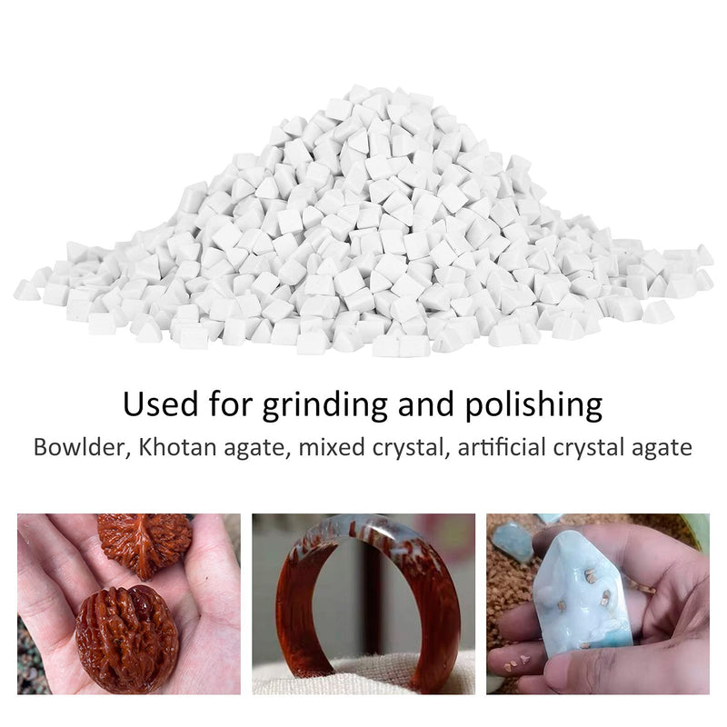 Ceramic Triangle Abrasive High Gloss Jewelry Polishing 500g Grinder 4mm 500g For Vibration Polishing