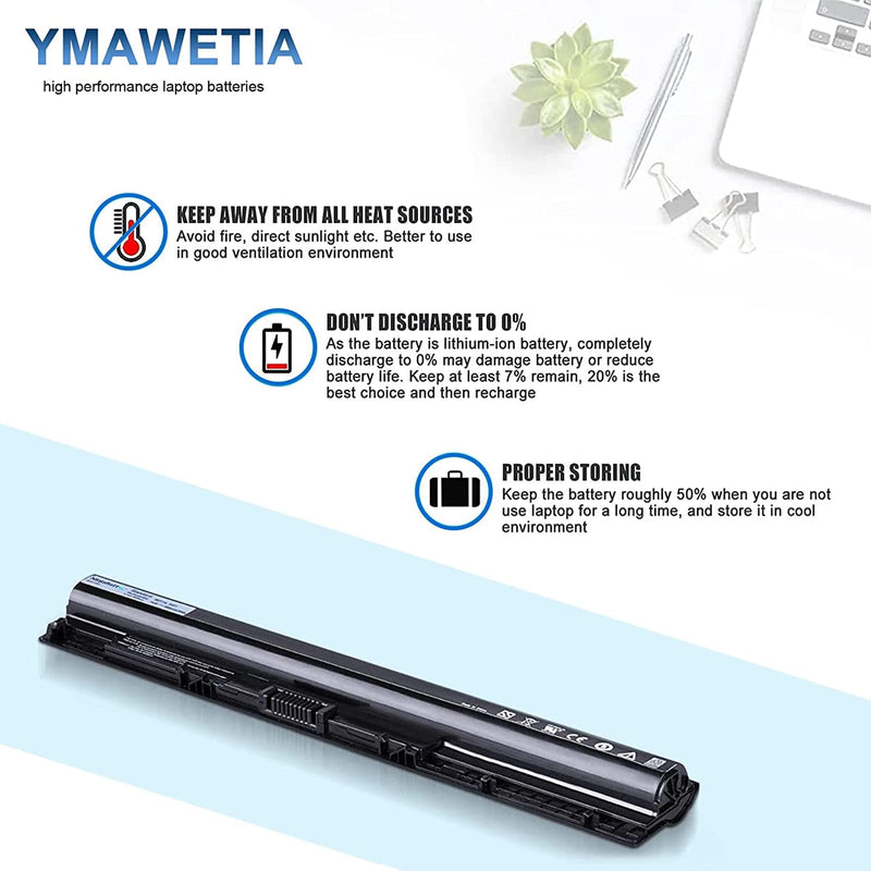 [Australia - AusPower] - Dell 40wh Standard Rechargeable Li-ion Battery Type M5Y1K 14.8V, Dell 40 WHR 4-Cell Primary Lithium-ion Battery, M5Y1K 14.8V Dell Laptop Battery for Inspiron 15 5000 3000 3551 3558 5558 yu12005-13001d 