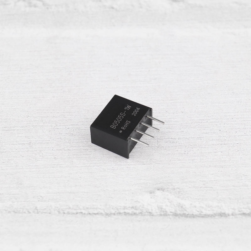The Lord of the Tools 4pcs Black 4 Pin DC-DC 5V B0505S-1W Isolation Transformer DC-DC 5V to 5V B0505S-1W Power Supply Module Fixed Input Voltage 1W