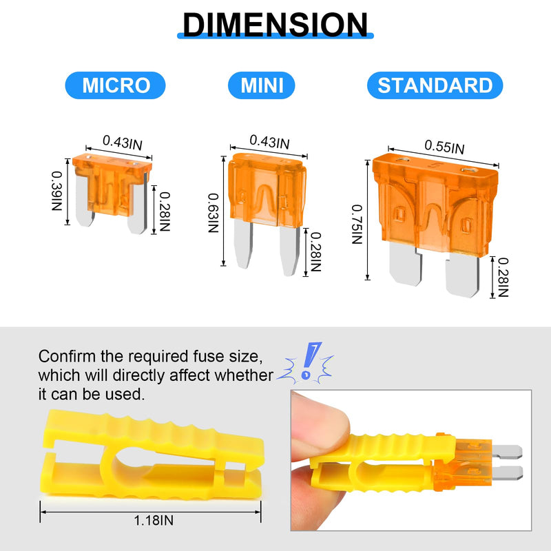 [Australia - AusPower] - 182PCS Car Fuses Assortment Kit, Professional Blade Fuses Automotive - Standard & Mini & Low Profile Mini Fuse (5A/7.5A/10A/15A/20A/30A/40A), cooclensportey Mixed Auto Fuses for Boat, Auto, RV, Truck 