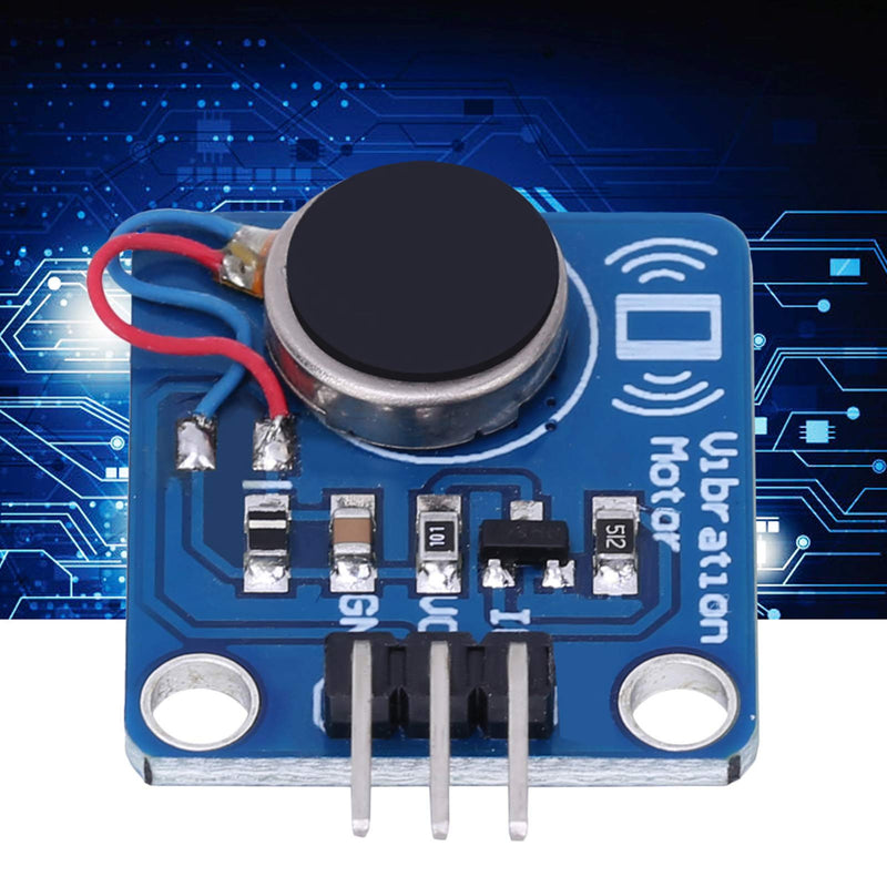 3-Piece Motor Vibration Module Vibration Motor DC5V 9000RPM for DIY Projects with DC Vibration Motor Module and Shock Module