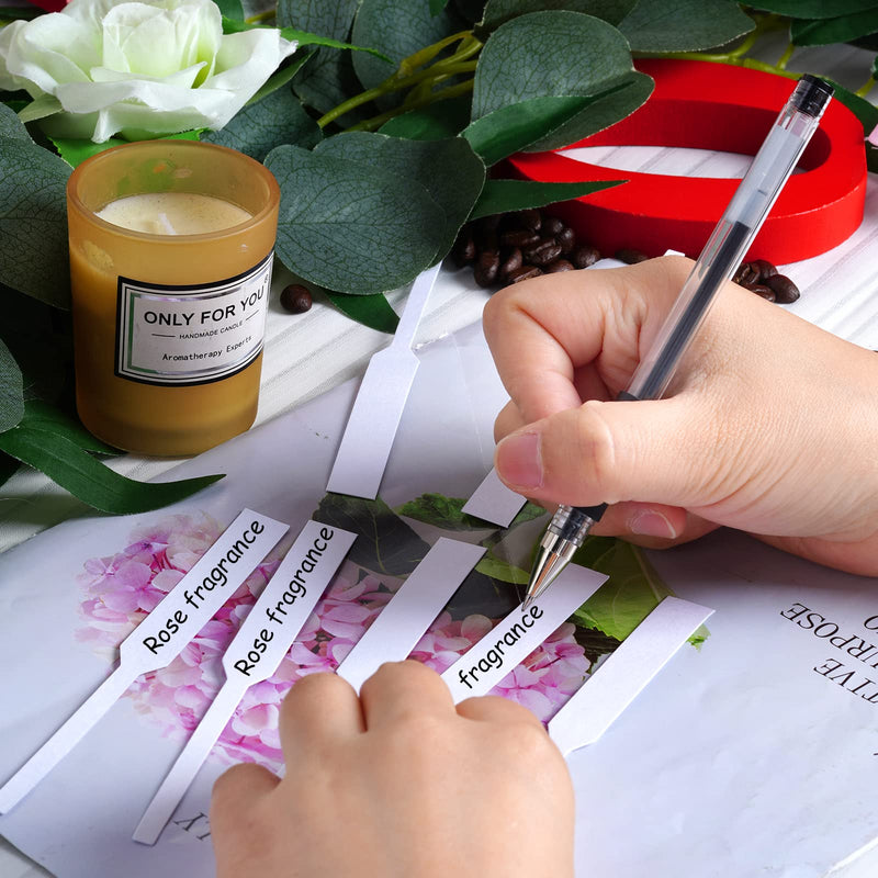 [Australia - AusPower] - 600Pcs Perfume Test Strips Paper Perfume Testing Strips Disposable Perfume Test Paper White Perfume Test Strips Essential Oils Test Card for Perfume Fragrances Scents Testing (600) 600 