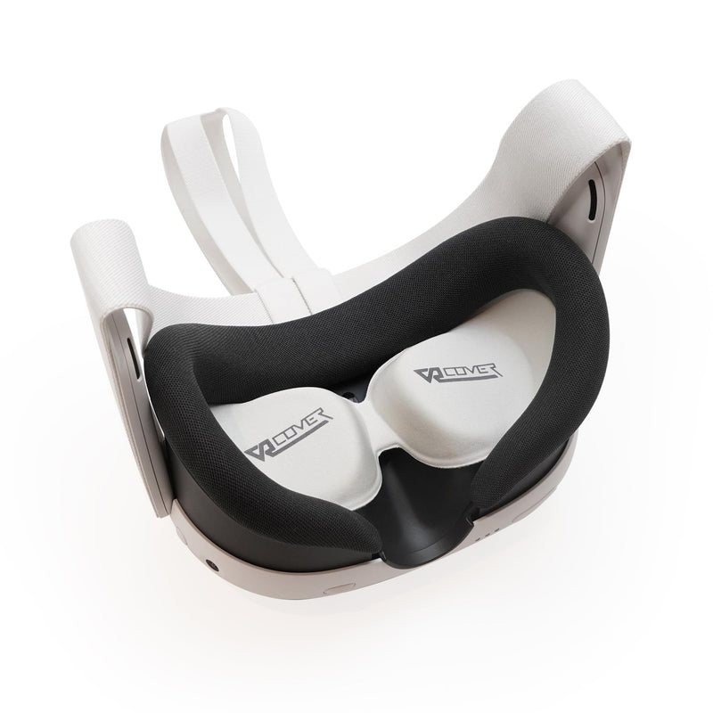 [Australia - AusPower] - VR Cover Lens Cover for Meta Quest 3, Quest 2, ﻿Pico Neo3 Link, Pico Neo3 Pro, and Pico Pro Eye (Light Grey) Light Grey 
